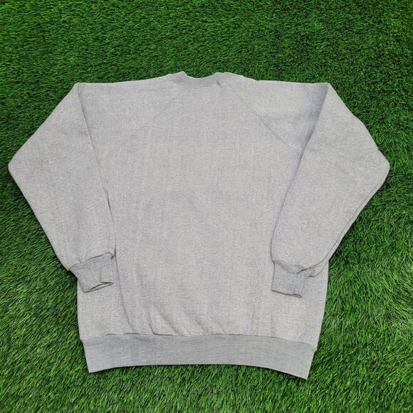 Vintage Denver Sweatshirt Womens XL 21x25 Raglan Spellout - Picture 3 of 14